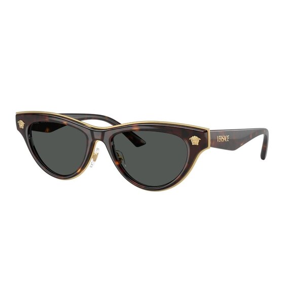 NEW VERSACE SUNGLASSES HAVANA WOMEN EYEWEAR